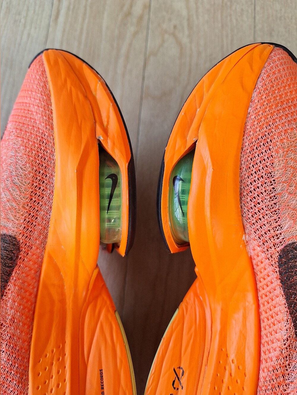Nike Air Zoom Alphafly NEXT% 2 Women's Shoes Orange/Black AtomKnit US 9.5 - Picture 13 of 14